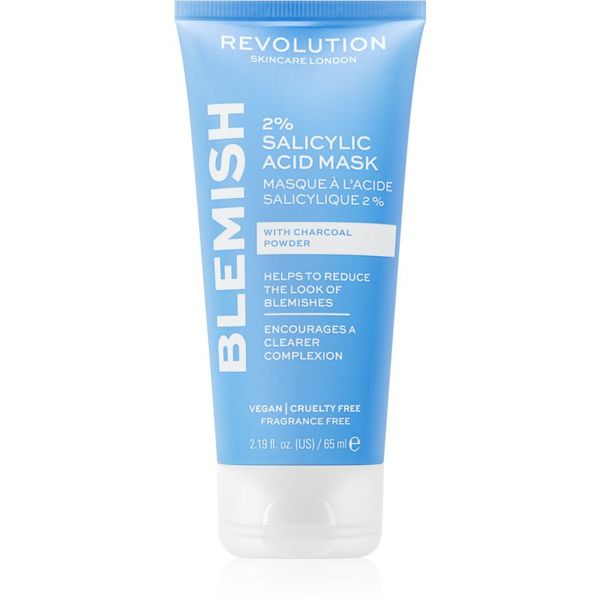 Revolution Skincare Revolution Skincare Blemish 2% Salicylic Acid почистваща маска с 2% салицилова киселина 65 мл.