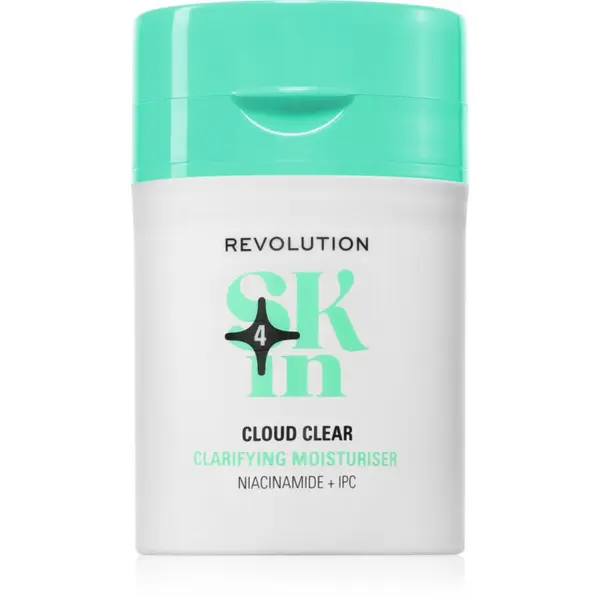 Revolution Skincare Revolution Skincare Clearly Clarify Niacinamide & IPC Clarifying Moisturiser лек подхранващ и хидратиращ дневен крем с ниацинамид 50 мл.