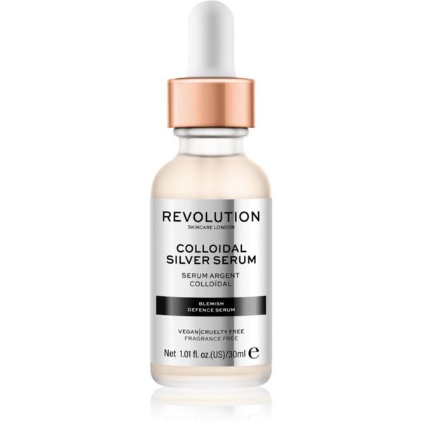Revolution Skincare Revolution Skincare Colloidal Silver Serum успокояващ серум за проблемна кожа, акне 30 мл.
