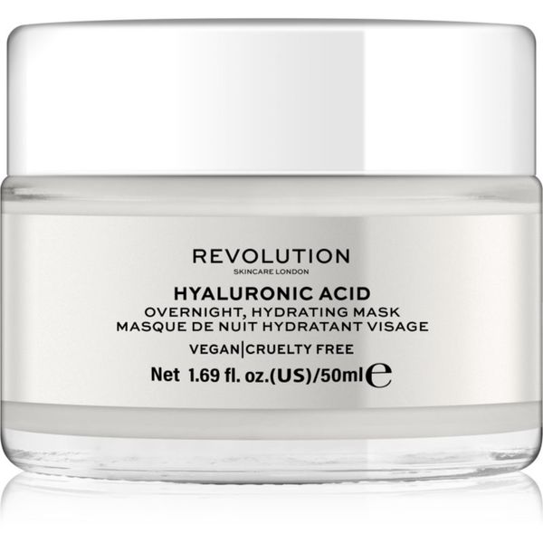 Revolution Skincare Revolution Skincare Hyaluronic Acid нощна хидратираща маска за лице 50 мл.