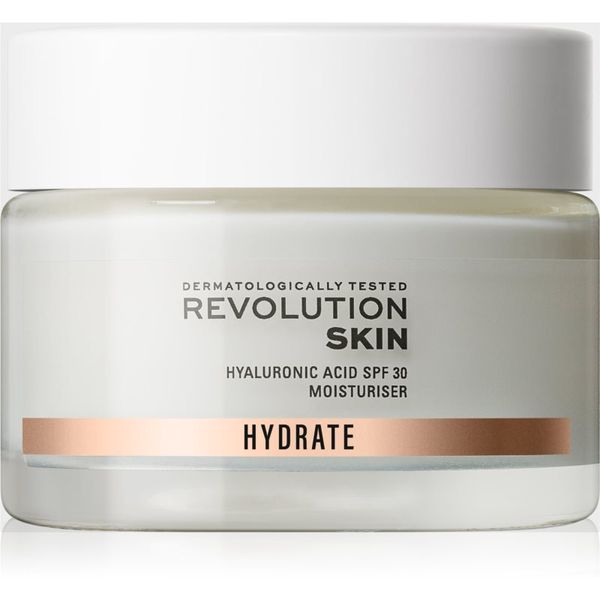 Revolution Skincare Revolution Skincare Hydrate Hyaluronic Acid хидратиращ крем за лице SPF 30 50 мл.