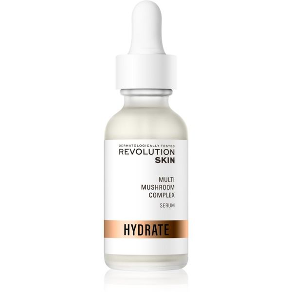 Revolution Skincare Revolution Skincare Hydrate Multi Mushroom Complex дълбоко подхранващ и хидратиращ серум за озаряване на лицето 30 мл.