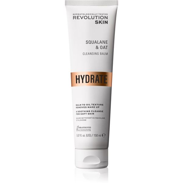 Revolution Skincare Revolution Skincare Hydrate Squalane & Oat балсам за почистване и премахване на грим 150 мл.