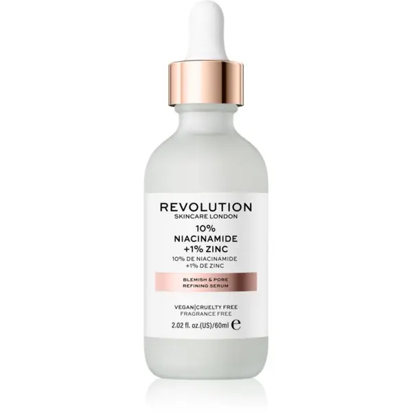 Revolution Skincare Revolution Skincare Niacinamide 10% + Zinc 1% серум за разширени пори 60 мл.
