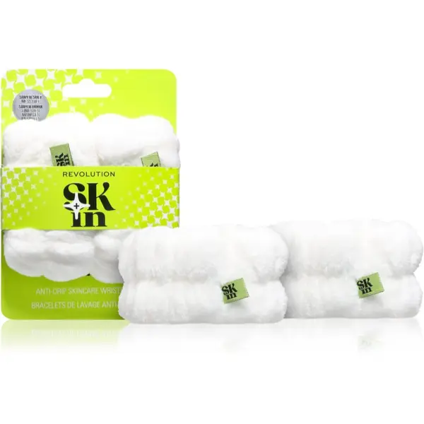 Revolution Skincare Revolution Skincare Skin Anti-Drop гривни против стичаща се вода при миене на лицето 2 бр.