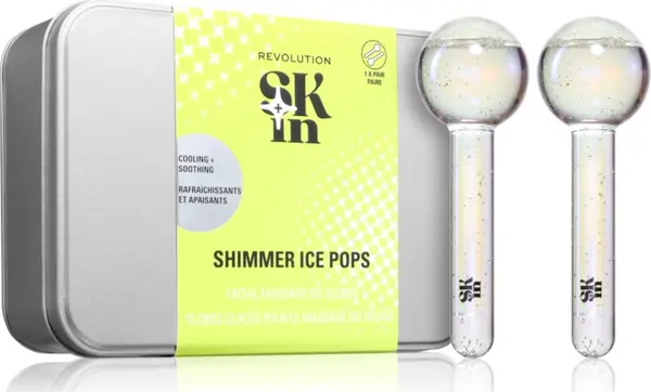 Revolution Skincare Revolution Skincare Skin Ice Globes масажно приспособление за лице 2 бр.