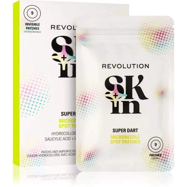 Revolution Skincare Revolution Skincare Skindividual Clearly Clarify Salicylic Acid Hydrocolloid Spot Patches лепенки за проблемна кожа 9 бр.