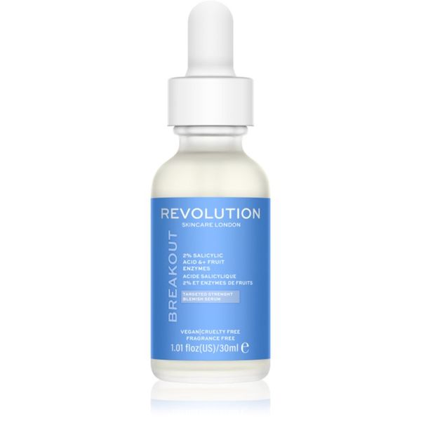 Revolution Skincare Revolution Skincare Super Salicylic 2% Salicylic Acid & Fruit Enzymes регенериращ серум за мазна и проблемна кожа 30 мл.