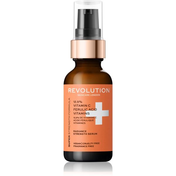 Revolution Skincare Revolution Skincare Vitamin C 12,5% + Ferulic Acid Vitamins антиоксидантен серум за освежаване и изглаждане на кожата 30 мл.
