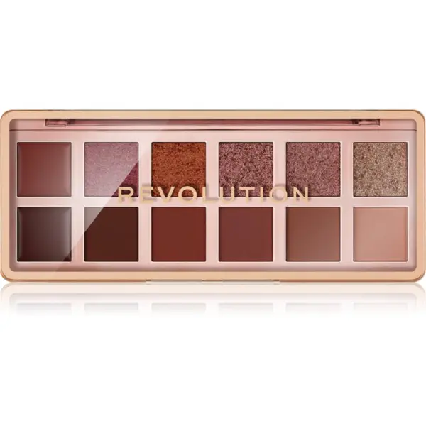 Revolution Revolution The Icon Palette палитра сенки за очи цвят The True Icon Bronze Palette 12x0.7 гр.