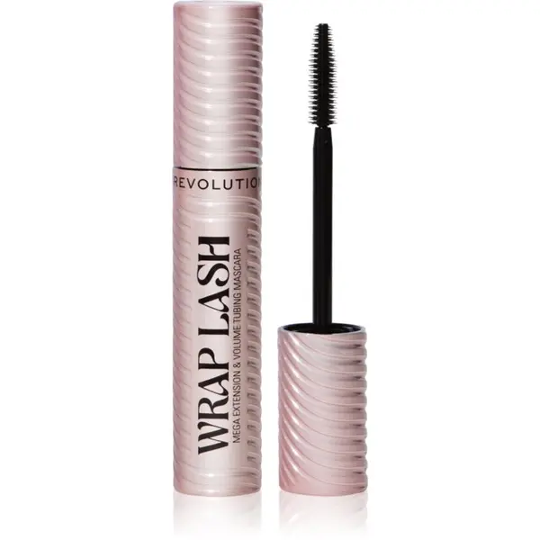 Revolution Revolution Wrap Lash Tubing спирала за удъжаване, извиване и обем цвят Black 8.5 мл.