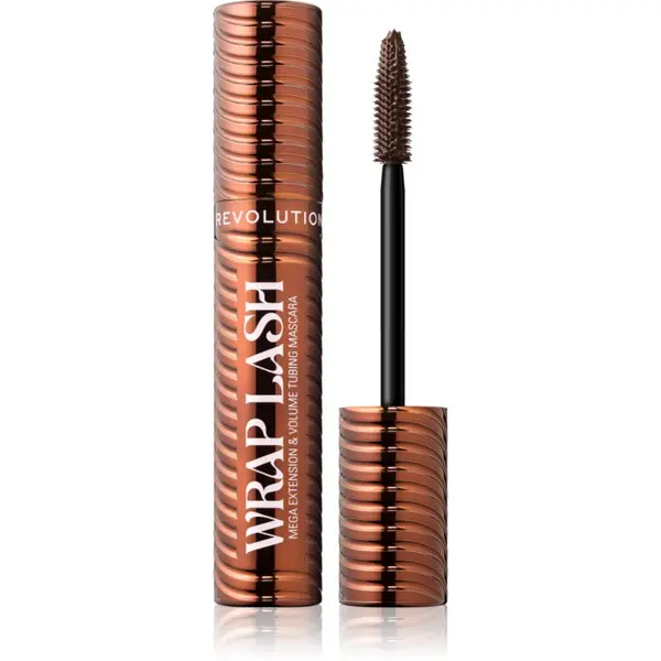 Revolution Revolution Wrap Lash Tubing спирала за удъжаване, извиване и обем цвят Brown 8.5 мл.