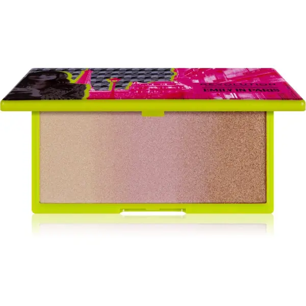 Revolution Revolution X Emily In Paris пудров озарител с метален блясък цвят In The Spotlight 12 гр.
