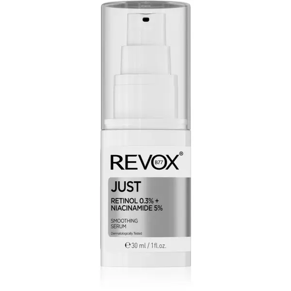 Revox B77 Revox B77 JUST Retinol 0.3% + Niacinamide 5% хидратираща изглаждаща емулсия против стареене на кожата 30 мл.