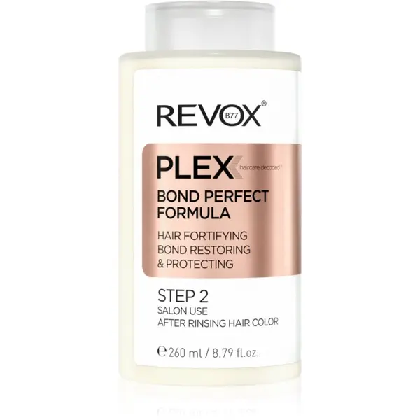 Revox B77 Revox B77 PLEX Bond Perfect Formula. Step 2 укрепваща грижа за химическо третирана коса 260 мл.