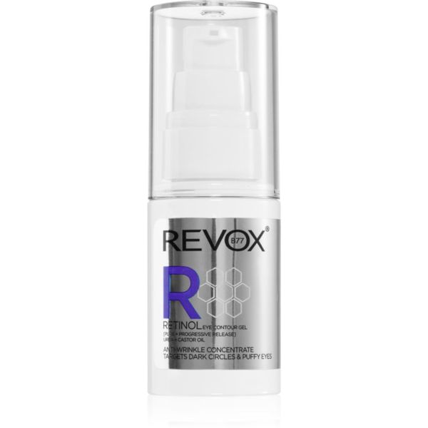 Revox B77 Revox B77 Retinol Eye Contour Gel крем за околоочния контур против бръчки против отоци и тъмни кръгове 30 мл.