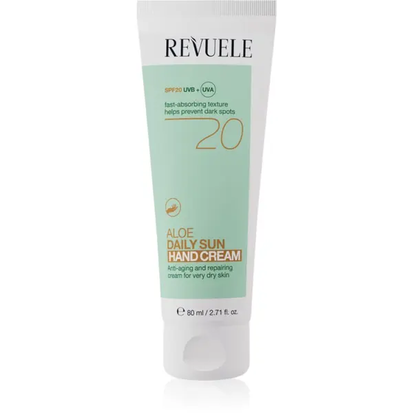 Revuele Revuele Aloe Daily Sun Hand Cream SPF 20 защитен крем за ръце SPF 20 80 мл.