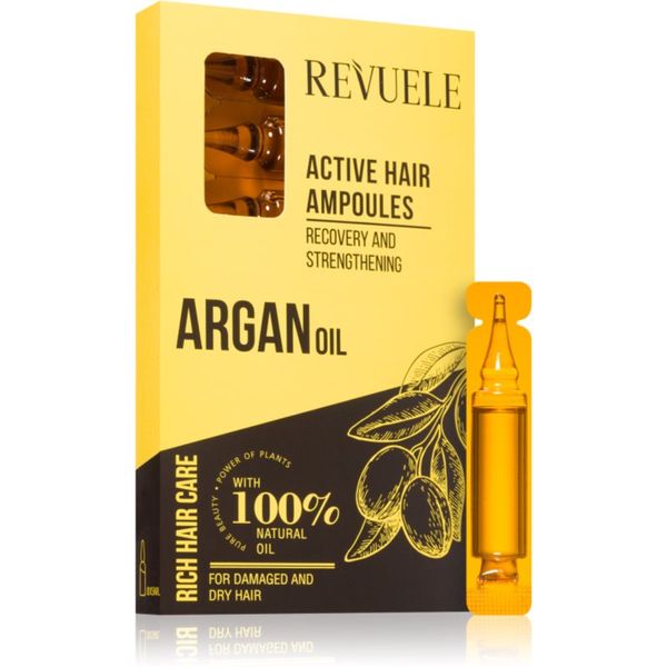Revuele Revuele Argan Oil Active Hair Ampoules ампули за суха и увредена коса 8x5 мл.