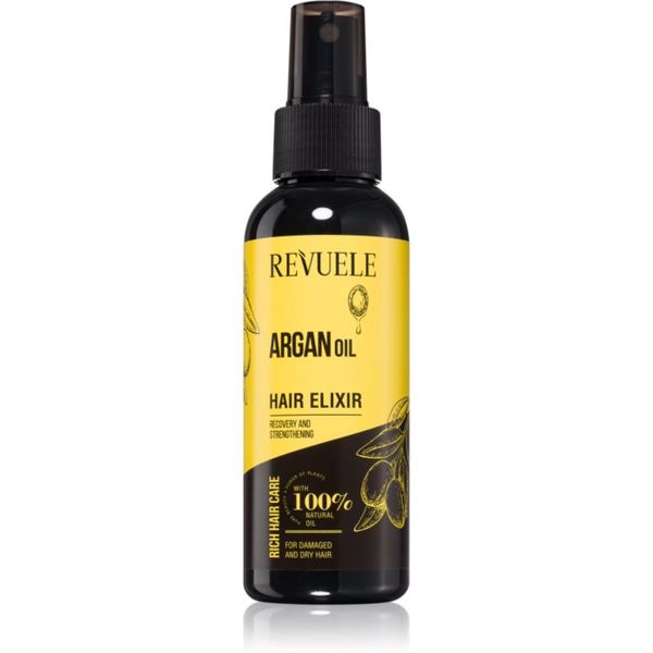 Revuele Revuele Argan Oil Hair Elixir защитен спрей за суха и увредена коса 120 мл.