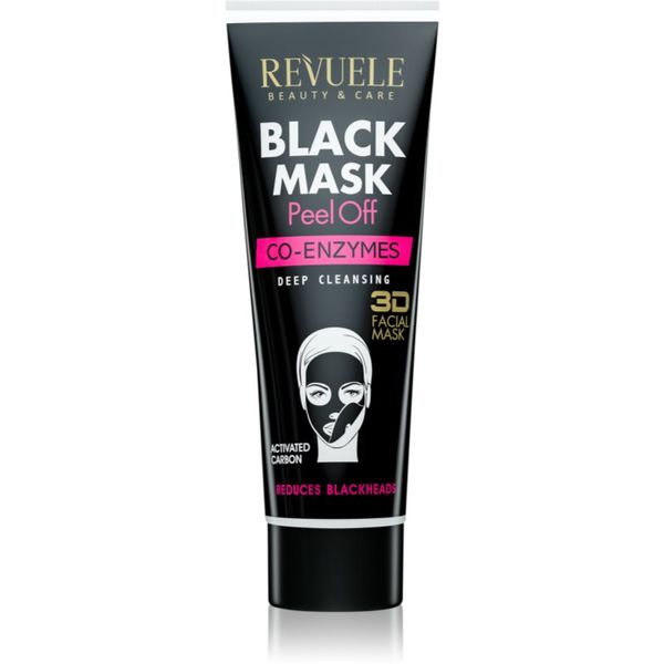 Revuele Revuele Black Mask Peel Off Co-Enzymes отлепваща се маска против черни точки 80 мл.