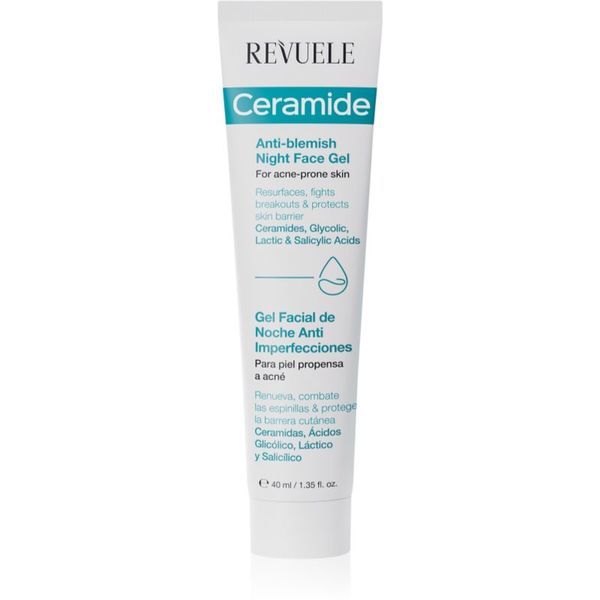 Revuele Revuele Ceramide Anti-Blemish Night Face Gel гел срещу несъвършенства за нощ 40 мл.