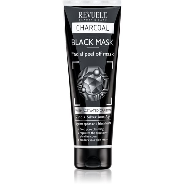 Revuele Revuele Charcoal Black Mask почистваща маска - премахваща се за проблемна кожа 80 мл.