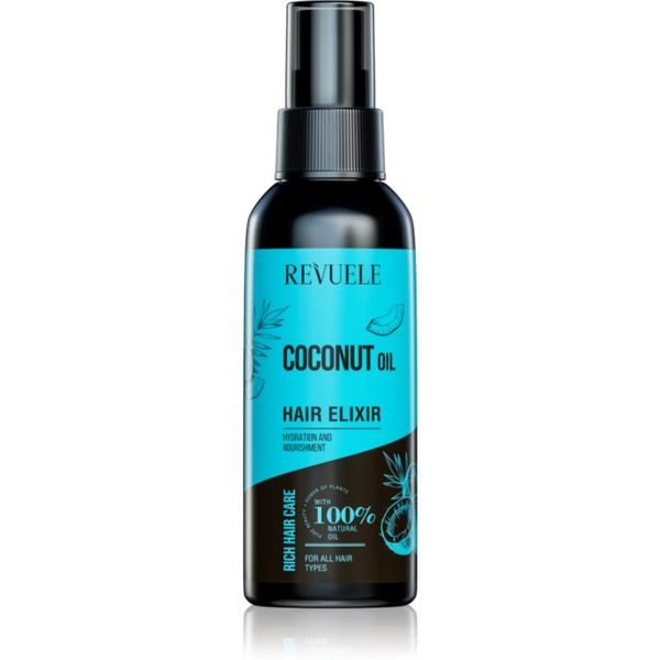 Revuele Revuele Coconut Oil Hair Elixir еликсир без отмиване за топлинно третиране на косата 120 мл.
