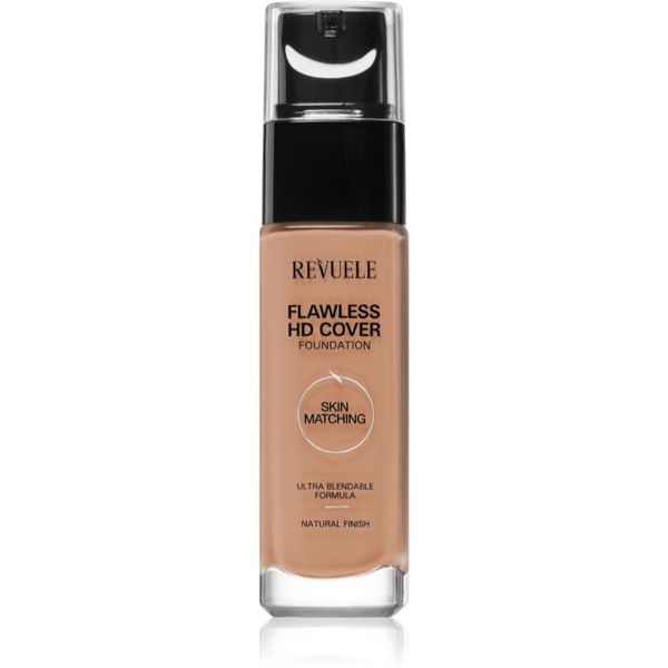 Revuele Revuele Flawless HD Cover Foundation лек фон дьо тен за перфектен външен вид цвят 03 Beige 33 мл.