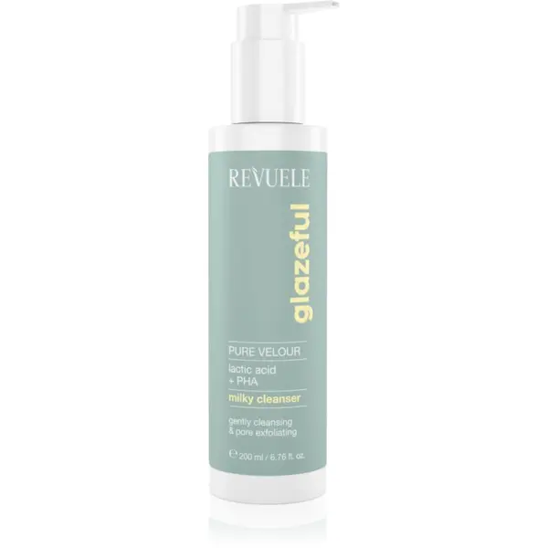 Revuele Revuele Glazeful Milky Cleanser Pure Velour нежно почистващо мляко с ексфолиращо действие 200 мл.