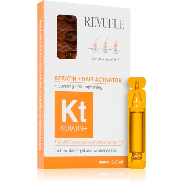 Revuele Revuele Keratin+ ампули за слаба, изтощена коса 8x5 мл.