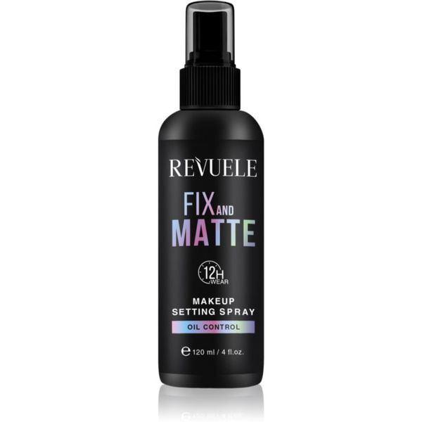 Revuele Revuele Makeup Setting Spray Fix And Matte матиращ и фиксиращ спрей върху фон дьо тен 120 мл.