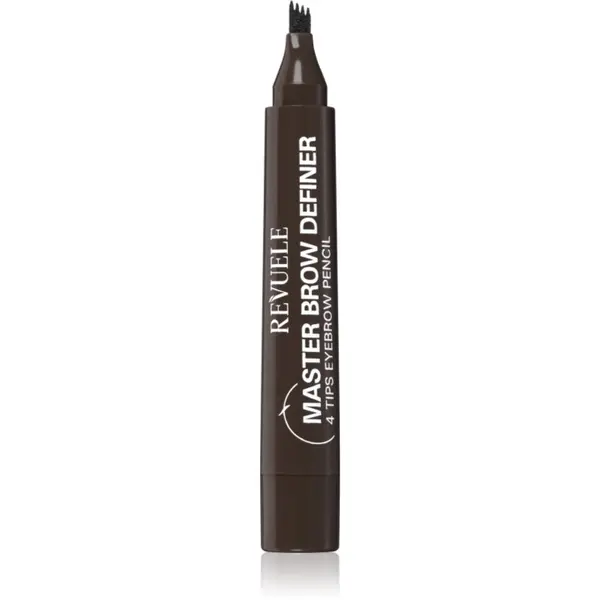 Revuele Revuele Master Brow Definer 4 Tips Eyebrow Pencil прецизен молив за вежди цвят Dark 2.2 мл.