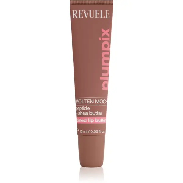 Revuele Revuele Plumpix Molten Mocha тониращ балсам за устни цвят Sheer Brown 15 мл.