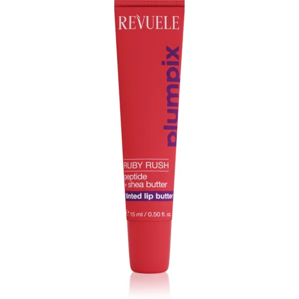 Revuele Revuele Plumpix Ruby Rush тониращ балсам за устни цвят Sheer Red 15 мл.