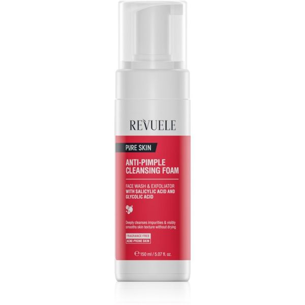 Revuele Revuele Pure Skin Anti-Pimple почистваща пяна за проблемна кожа, акне 150 мл.