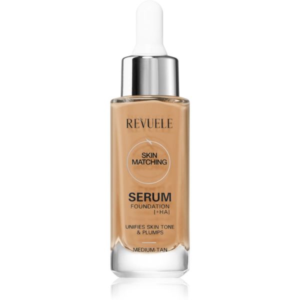Revuele Revuele Serum Foundation [+HA] хидратиращ фон дьо тен да уеднакви цвета на кожата цвят Medium-Tan 30 мл.