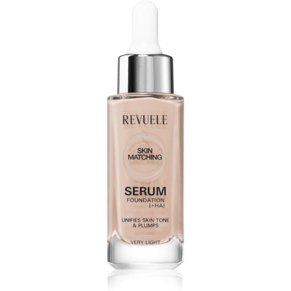 Revuele Revuele Serum Foundation [+HA] хидратиращ фон дьо тен да уеднакви цвета на кожата цвят Very Light 30 мл.