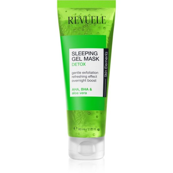 Revuele Revuele Sleeping Gel Mask Detox детоксикираща маска за лице за нощ 80 мл.