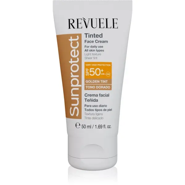 Revuele Revuele Sunprotect Tinted Face Cream тониращ защитен крем SPF 50+ цвят Golden Tint 50 мл.