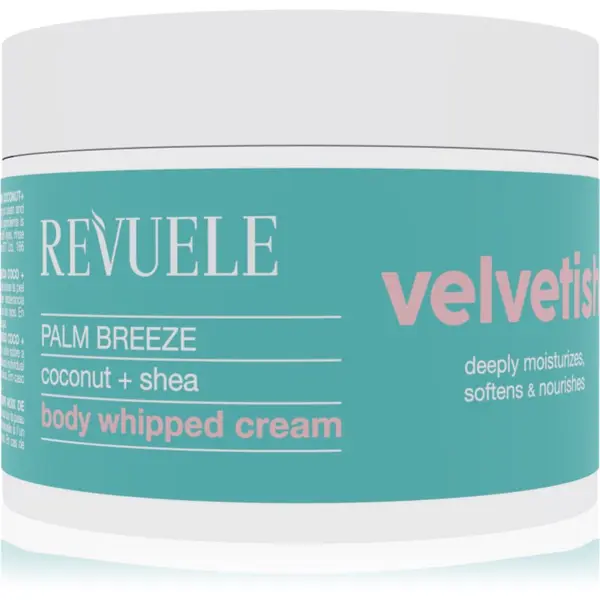Revuele Revuele Velvetish Palm Breeze Body Whipped Cream хидратиращ лосион за тяло Coconut + Shea 300 мл.