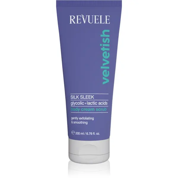 Revuele Revuele Velvetish Sleek Body Body Cream Scrub нежен пилинг за тяло с изглаждащ ефект 200 мл.
