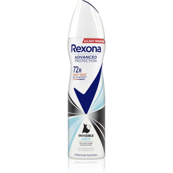 Rexona Rexona Advanced Protection Invisible антиперспирант-спрей 72 ч. Aqua 150 мл.