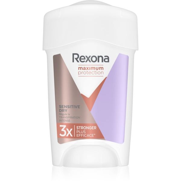 Rexona Rexona Maximum Protection Antiperspirant крем-антиперспирант срещу силно изпотяване Sensitive Dry 45 мл.