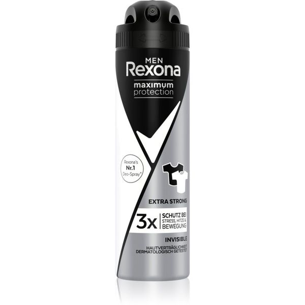 Rexona Rexona Maximum Protection Invisible антиперспирант срещу силно изпотяване за мъже Extra Strong 150 мл.