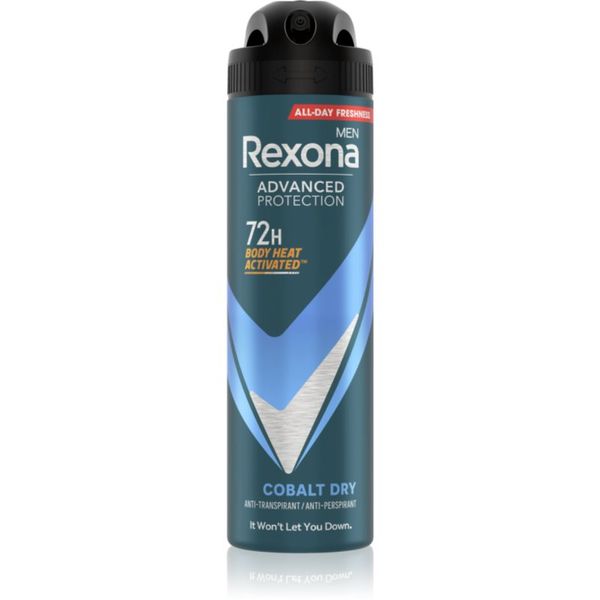 Rexona Rexona Men Advanced Protection антиперспирант-спрей 72 ч. за мъже Cobalt Dry 150 мл.