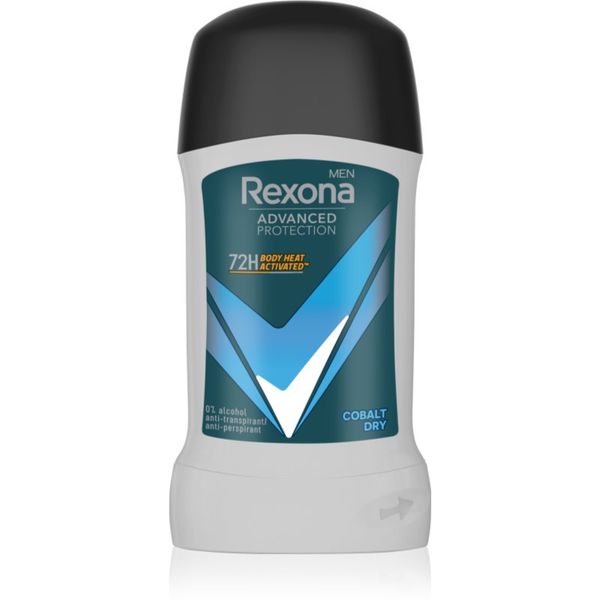 Rexona Rexona Men Advanced Protection твърд антиперспирант 72 ч. за мъже Cobalt Dry 50 мл.