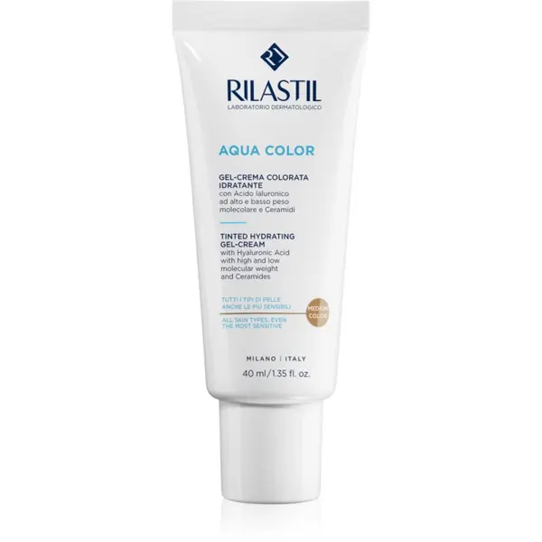 Rilastil Rilastil Aqua Color тониращ гел-крем с хидратиращ ефект цвят Medium 40 мл.