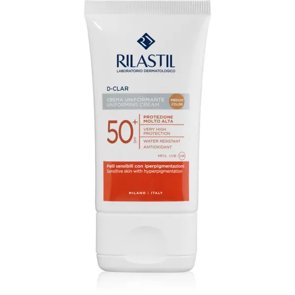 Rilastil Rilastil D-Clar защитен тониращ крем против пигментни петна SPF 50+ цвят Medium 40 мл.