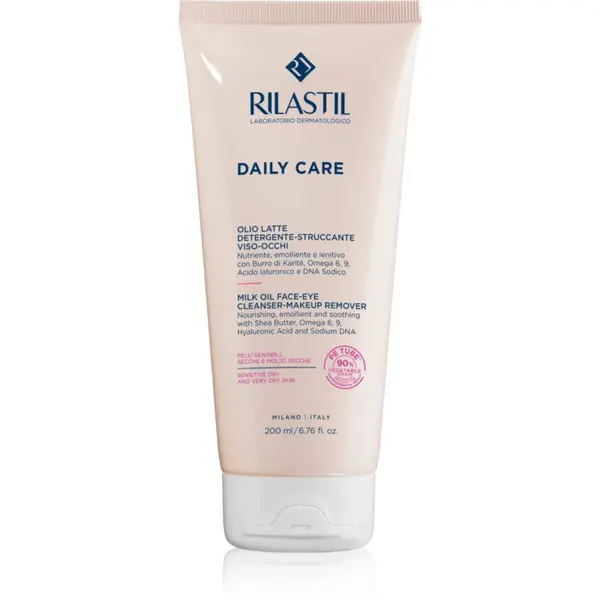 Rilastil Rilastil Daily Care нежен лосион за почистване на грим за чувствителна и суха кожа 200 мл.