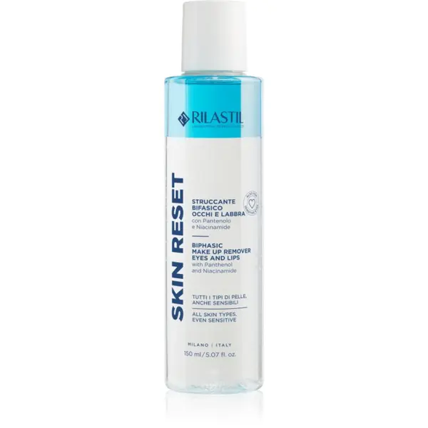 Rilastil Rilastil Skin Reset двуфазен продукт за премахване на грим от очите и устните 150 мл.